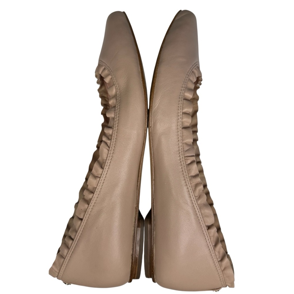 Kate Spade Nicole Blush Pink Leather Pointed Flats 7.5 - Picture 4 of 9
